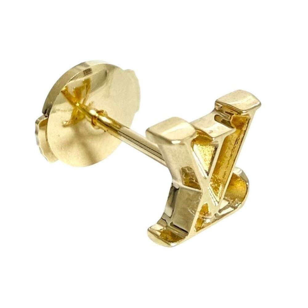 LOUIS VUITTON 18k Gold Earrings - Picture 4 of 10
